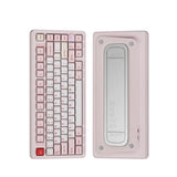 TickType Evoworks EVO75 Aluminium Alloy RGB Mechanical Keyboard mechkeysshop Rye Switch + PP Plate Baby Pink 