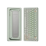 TickType Evoworks EVO75 Aluminium Alloy RGB Mechanical Keyboard mechkeysshop Rye Switch + PP Plate Light Sage 