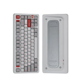 TickType Evoworks EVO75 Aluminium Alloy RGB Mechanical Keyboard mechkeysshop Rye Switch + PP Plate Nova White 