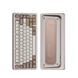 TickType Evoworks EVO75 Aluminium Alloy RGB Mechanical Keyboard mechkeysshop Rye Switch + PP Plate Sandgold 