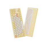 TickType Evoworks EVO80 Aluminium Alloy RGB Mechanical Keyboard mechkeysshop Spray-Coated Butter Yellow Azure Switch(FR4) 
