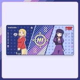 Titan Nation Hi Score Girl Cherry Profile PC Keycaps Set mechkeysshop Desk Mat 