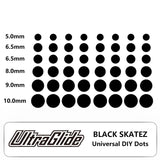Ultraglide Universal DIY Teflon Dots Skates mechkeysshop Black Dots 48 pics 