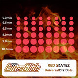 Ultraglide Universal DIY Teflon Dots Skates mechkeysshop Red Dots 48 pics 