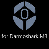 Unusual Way Sports Silver Fox Mouse Skates for Darmoshark mechkeysshop for Darmoshark M3 1 Set 