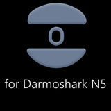 Unusual Way Sports Silver Fox Mouse Skates for Darmoshark mechkeysshop for Darmoshark N5 1 Set 