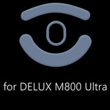 Unusual Way Sports Silver Fox Mouse Skates for DELUX mechkeysshop for DELUX M800 Ultra 1 Set 