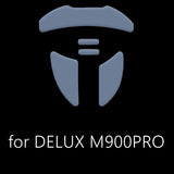 Unusual Way Sports Silver Fox Mouse Skates for DELUX mechkeysshop for DELUX M900PRO 1 Set 