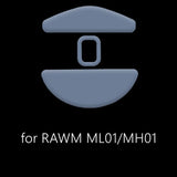 Unusual Way Sports Silver Fox Mouse Skates for RAWM mechkeysshop for RAWM ML01/MH01 1 Set 