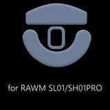 Unusual Way Sports Silver Fox Mouse Skates for RAWM mechkeysshop for RAWM SL01/SH01PRO 1 Set 