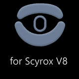 Unusual Way Sports Silver Fox Mouse Skates for Scyrox mechkeysshop for Scyrox V8 1 Set 
