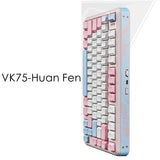 VALKYRIE VK75 Gasket Three Mode Mechanical Keyboard mechkeysshop VK75-Huan Fen 