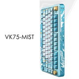 VALKYRIE VK75 Gasket Three Mode Mechanical Keyboard mechkeysshop VK75-MIST 