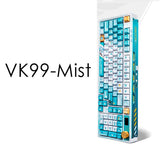 VALKYRIE VK99 Three Mode Mechanical Keyboard mechkeysshop VK99-Mist 