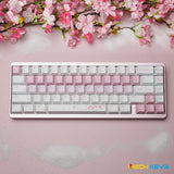 VARMILO Muse65 Magnetic Switch Aluminum Alloy Mechanical Keyboard mechkeysshop Sakura Gateron Magnetic White 