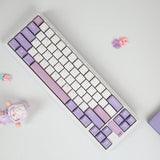 VARMILO Sword68 Full CNC Metal Three Mode Mechanical Keyboard mechkeysshop Lilac Kailh Prestige Voice 
