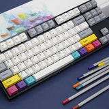 Varmilo VA87M Vintage Days CMYK Wired Mechanical Keyboard mechkeysshop 