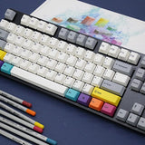 Varmilo VA87M Vintage Days CMYK Wired Mechanical Keyboard mechkeysshop 