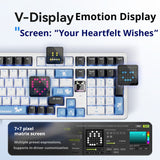 VGN V98 Pro V4 Custom Mechanical Keyboard – Tri-Mode Wireless Connectivity mechkeysshop 