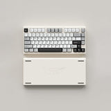 WEIKAV D75 Paper Plane Aluminum Alloy Mechanical Keyboard mechkeysshop E-coating Creamy white Moon White Switch 