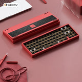 WEIKAV Lucky65 V2 Aluminium Alloy Gasket Keyboard Kit mechkeysshop Lucky65 V2 Red 
