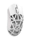 WLMOUSE Beast X Mini Pro Magnesium Gaming Mouse mechkeysshop OMRON Opticals Milky White-Solid Sides 