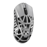 WLMOUSE Beast X Mini Pro Magnesium Gaming Mouse mechkeysshop OMRON Opticals Silver-Side Slits 