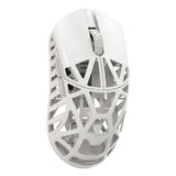 WLMOUSE Beast X Pro Magnesium Gaming Mouse mechkeysshop Milky White OMRON Opticals Side Slits