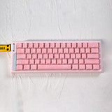 Womier Contour Line Side Printed Cherry Profile Keycaps Set mechkeysshop Pink 