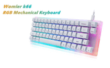 Womier K66 USB Hotswap RGB Mechanical Keyboard mechkeysshop 