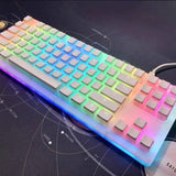 Womier K87 Hotswap RGB Mechanical Keyboard mechkeysshop Womier K87 Pudding Gateron Blue 