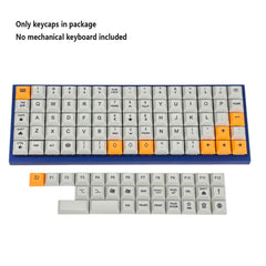 YMDK - 10 Tasti Vuoti DSA 1U Per Tastiera Meccanica MX, Spessore 1.4mm, Colori In PBT E ABS, Kit Personalizzazione