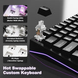 YUNZII AL65 QMK/VIA Custom Hollow Mechanical Keyboard mechkeysshop 