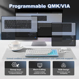 YUNZII AL65 QMK/VIA Custom Hollow Mechanical Keyboard mechkeysshop 