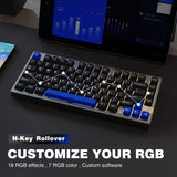 YUNZII AL75 CNC Aluminum Wireless Mechanical Keyboard mechkeysshop 