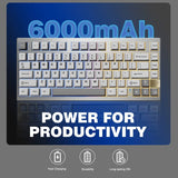 YUNZII AL75 CNC Aluminum Wireless Mechanical Keyboard mechkeysshop 