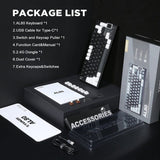 YUNZII AL80 QMK/VIA Aluminum LCD Mechanical Keyboard mechkeysshop 