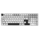 YUNZII AL98 QMK/VIA Full Aluminum Mechanical Gaming Keyboard mechkeysshop White YUNZII Milk V2 Linear Switch 