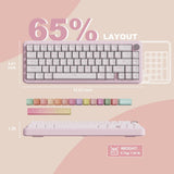 YUNZII B68 Wireless Mechanical Keyboard mechkeysshop 