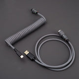 YUNZII ブラック スノー カスタム コイル アビエーター USB ケーブル