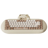 YUNZII C68 HI-FI Mechanical Keyboard mechkeysshop Coffee Cocoa Cream-Early Bottoming 