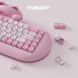 YUNZII C68 HI-FI Mechanical Keyboard mechkeysshop Pink Only Barebone (without switches&keycaps) 
