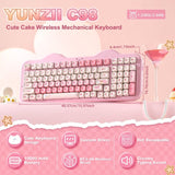 YUNZII C98 Cake Meow Wireless Mechanical Keyboard mechkeysshop 