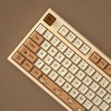 YUNZII Coffee Cat Cherry Profile Keycaps Set mechkeysshop 