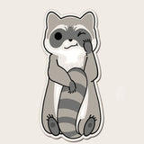 YUNZII Keynovo Raccoon Shaped Mouse Mat Desk Pad mechkeysshop L(70*33cm) 