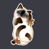 YUNZII Keynovo Siamese Cat Shaped Mouse Mat Desk Pad mechkeysshop L(70*39cm) 