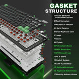 YUNZII L75 Low Profile Wireless Mechanical Keyboard mechkeysshop 