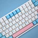 YUNZII Milk PBT Cherry Profile Keycaps mechkeysshop 