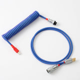 YUNZII NEON Custom Coiled Aviator USB Cable Cord mechkeysshop 