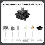 YUNZII Onyx Tactile Clicky Mechanical Switch mechkeysshop 